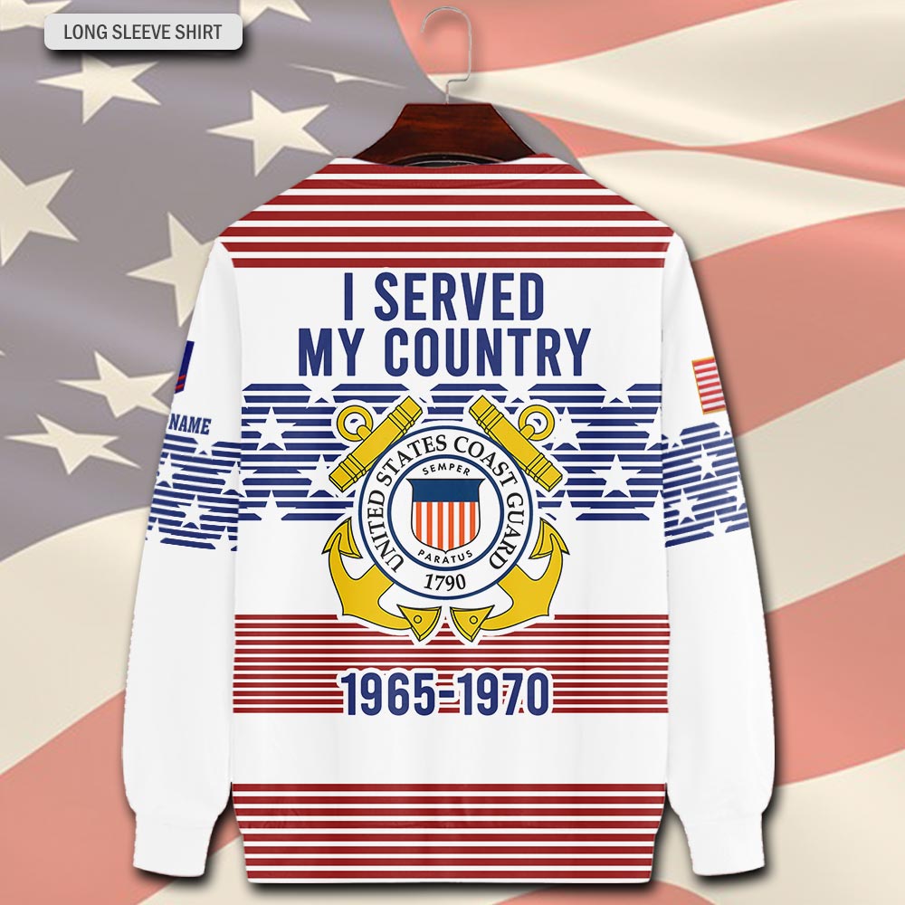US Coast Guard, E 6 Red - Sweatshirt - Image 3