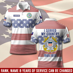 US Coast Guard, Proud To Have Served - Polo Shirt