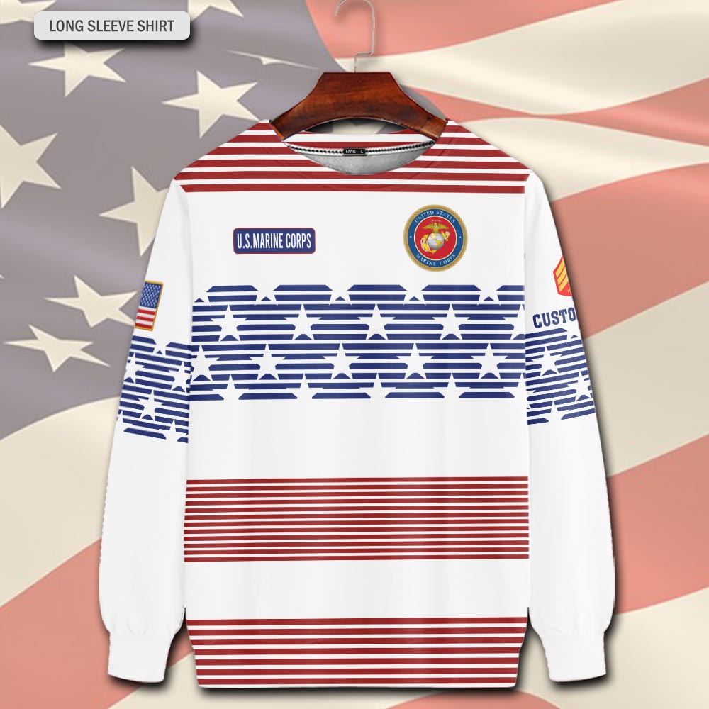 US Marine Corps, Honoring All Who Served - Sweatshirt - Image 2