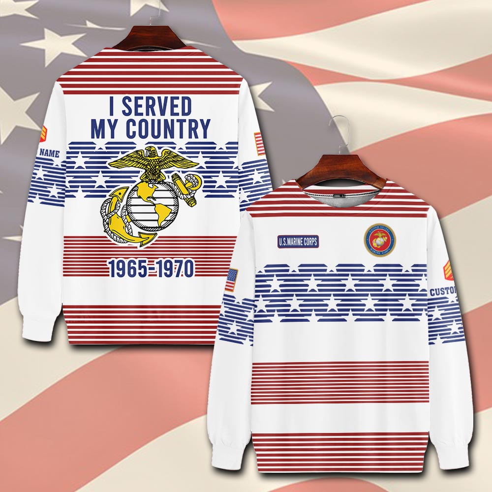 US Marine Corps, Honoring All Who Served - Sweatshirt