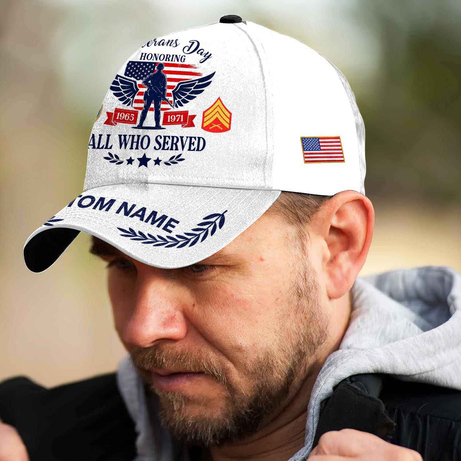 US Marine Corps, E 9 Marines Sergeant Major - Classic Cap - Image 3