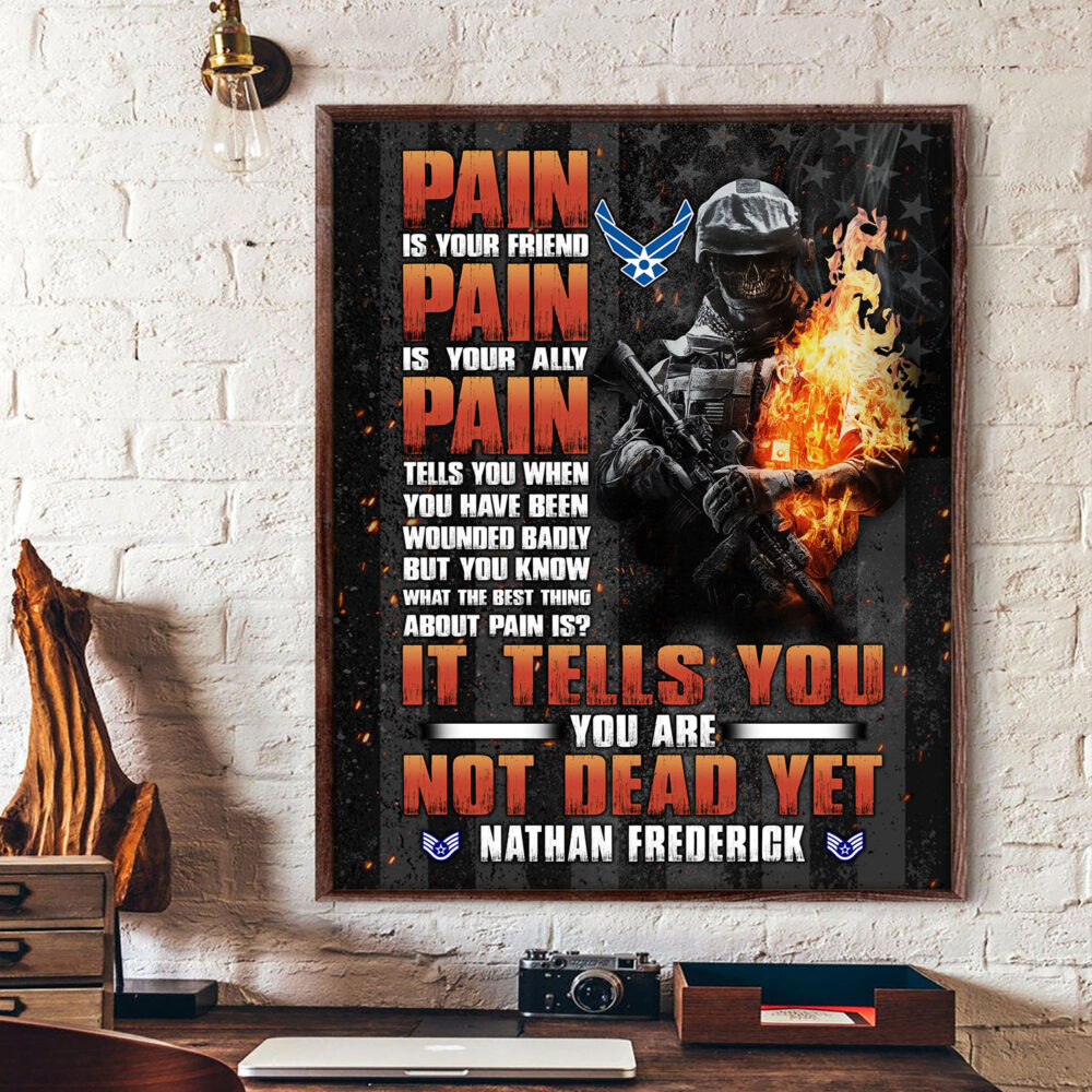 US Air Force, E 8 Air Force Senior Master Sergeant - Poster 36x24in - Image 2