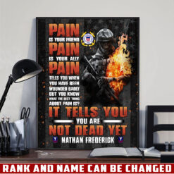 US Coast Guard, Lest We Forget - Poster With Frame 10x8in (Recommended)