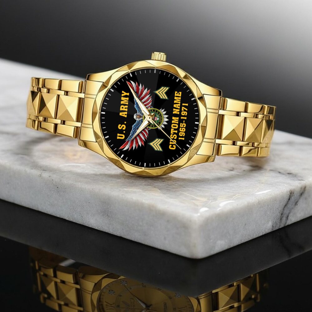 US Army - Diamond-Cut Bezel Watch - Image 2