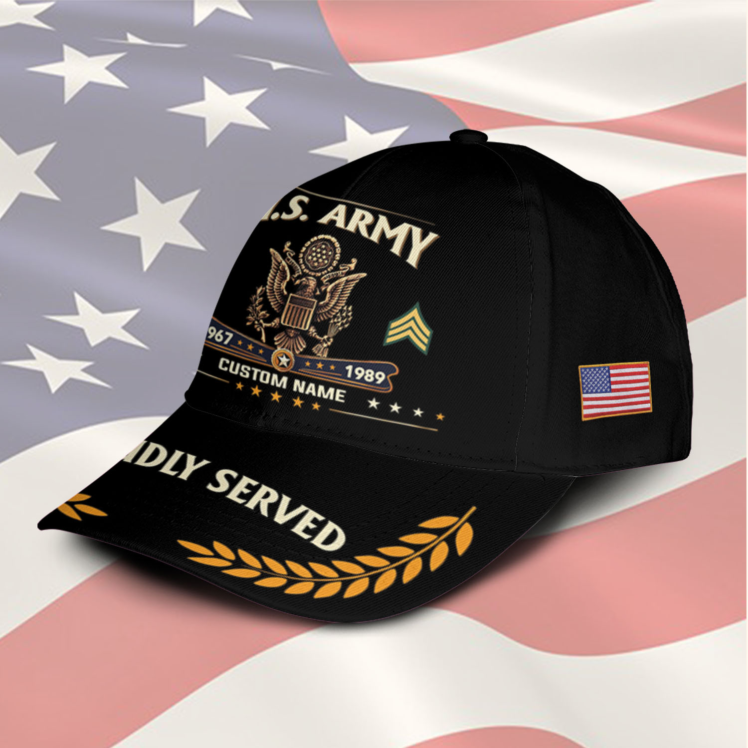 US Army, O 4 Army Major - Classic Cap - Image 2