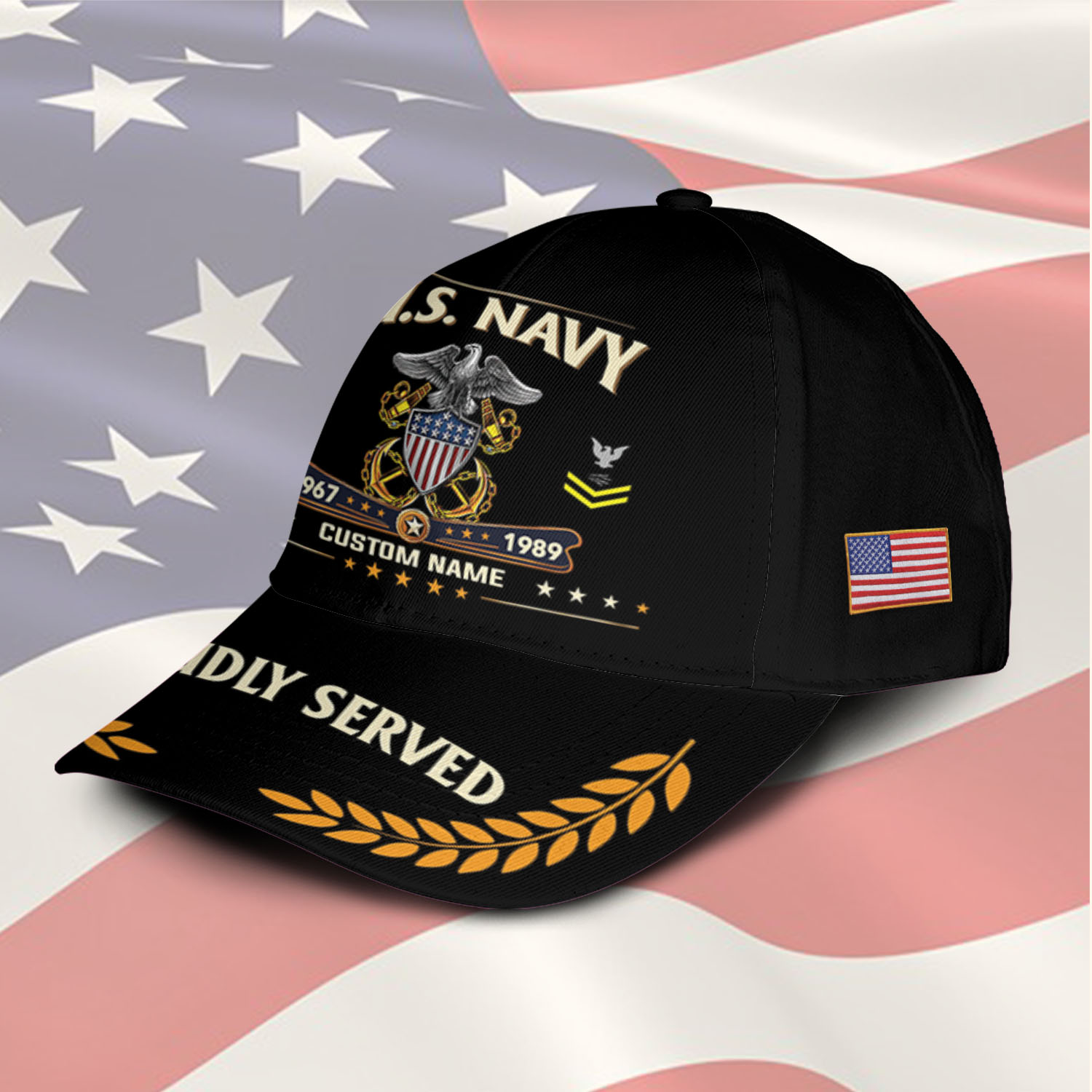 US Navy, Life And Pride - Classic Cap - Image 2