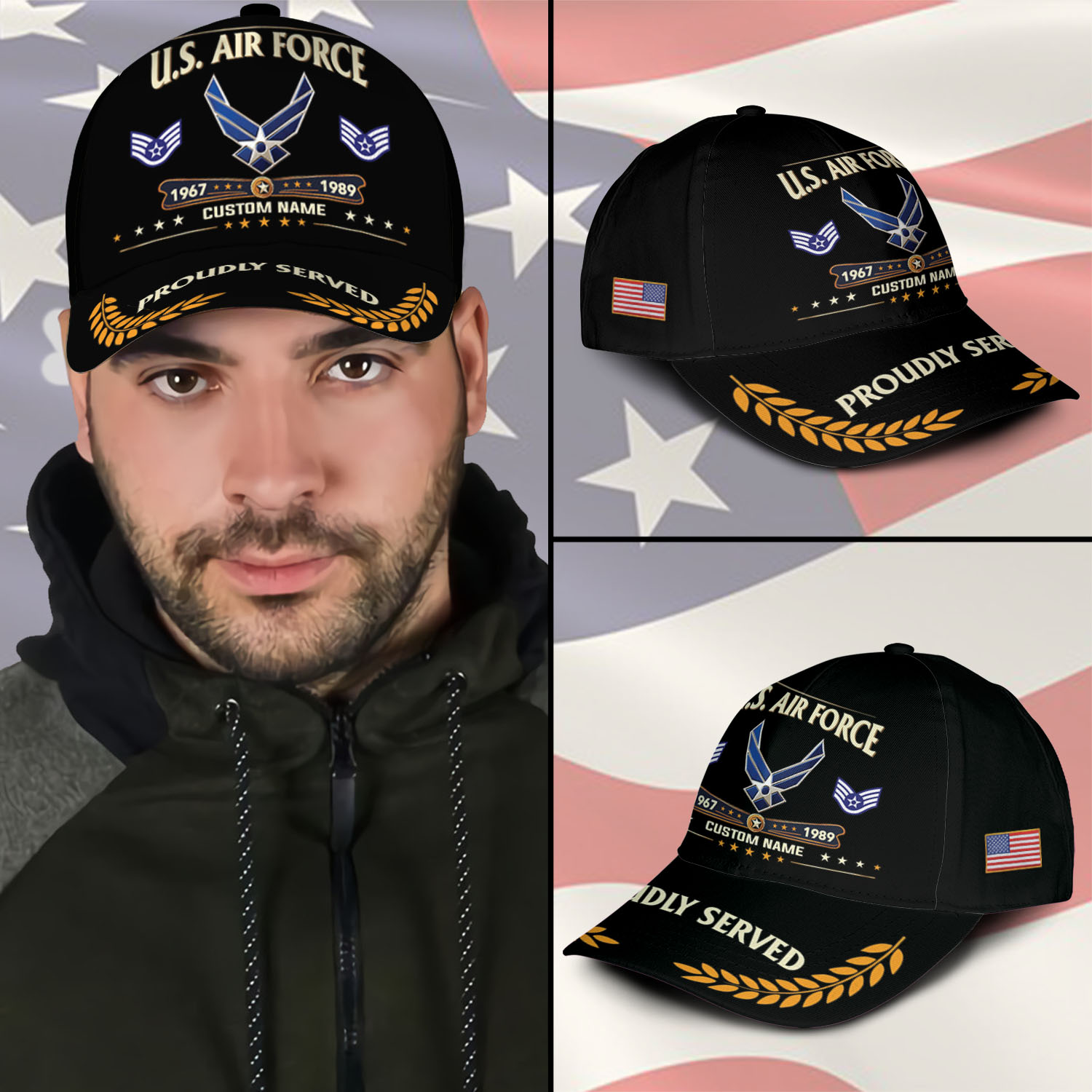 US Air Force, Life And Pride - Classic Cap - Image 3