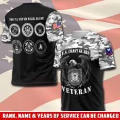 US Coast Guard, No One Gets Left Behind - T-Shirt