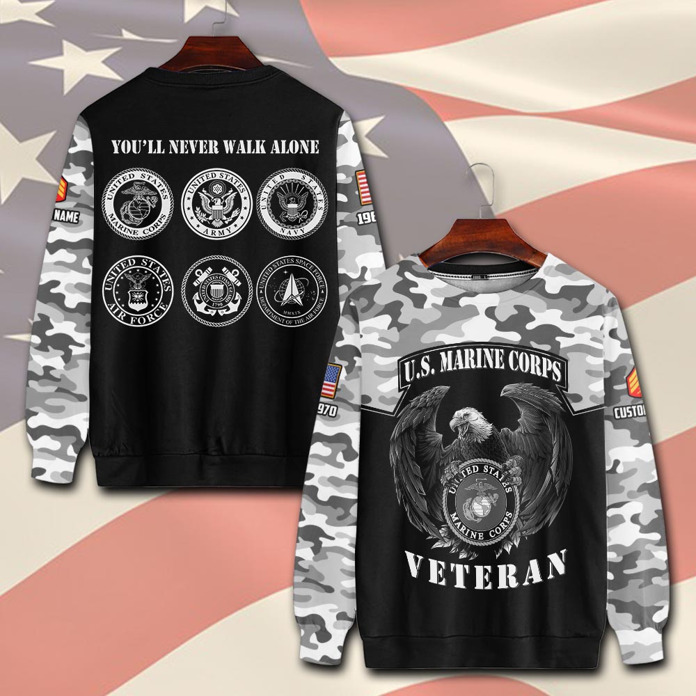 US Marine Corps, O 2 Marines First Lieutenant - Sweatshirt