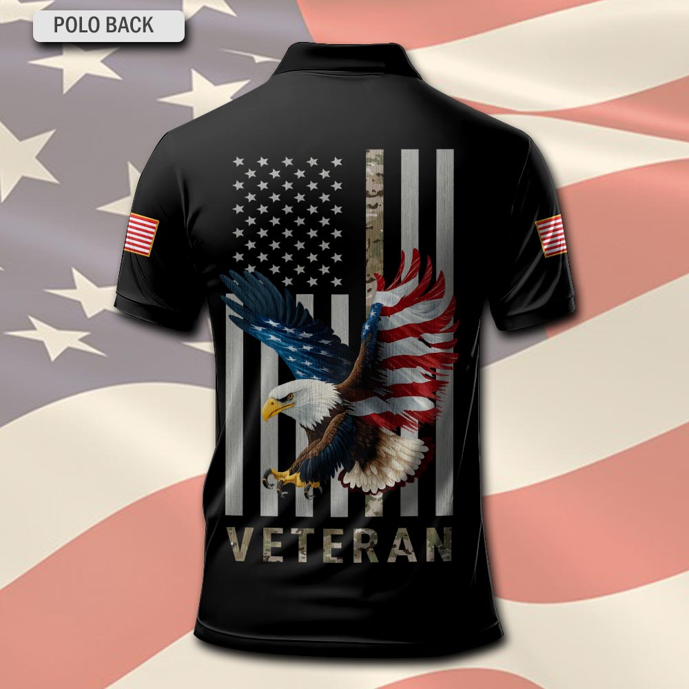 US Army, O 3 Army Captain - Polo Shirt - Image 3