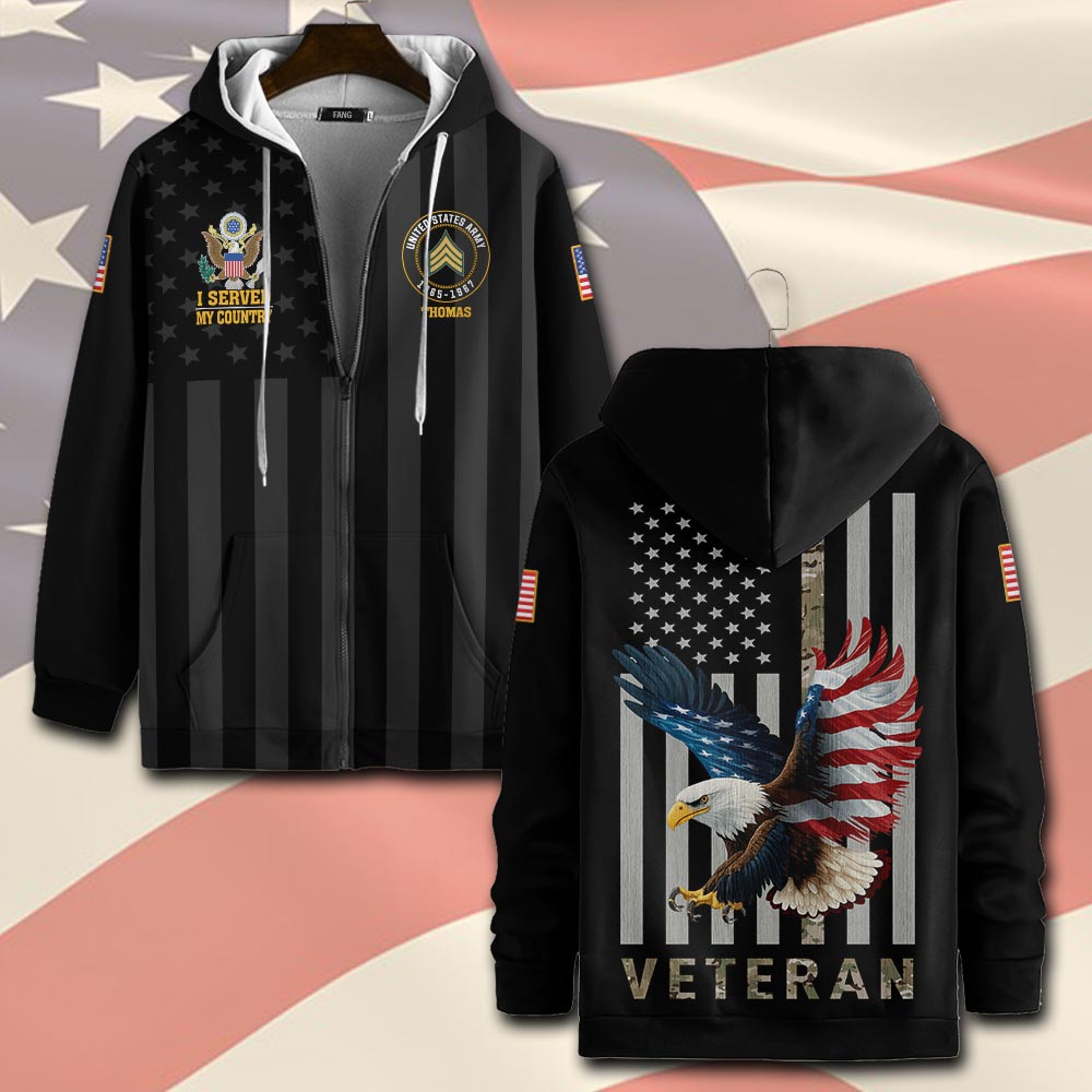 US Army, W 4 Army Chief Warrant Officer 4 - Zip Hoodie