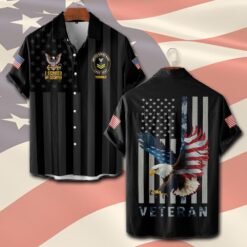 US Navy, E 3 Red - Short Sleeve Button Shirt