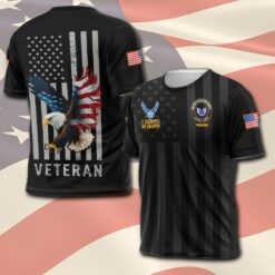 US Air Force , Proud Veteran - T-Shirt