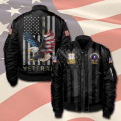 US Coast Guard, Freedom Over Fear - Bomber Jacket
