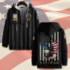 US Coast Guard, E 7 Gold - Zip Hoodie