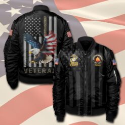 US Marine Corps, Remember - Honor - Respect - Bomber Jacket