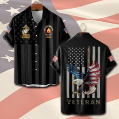 US Marine Corps, No One Fights Alone - Short Sleeve Button Shirt