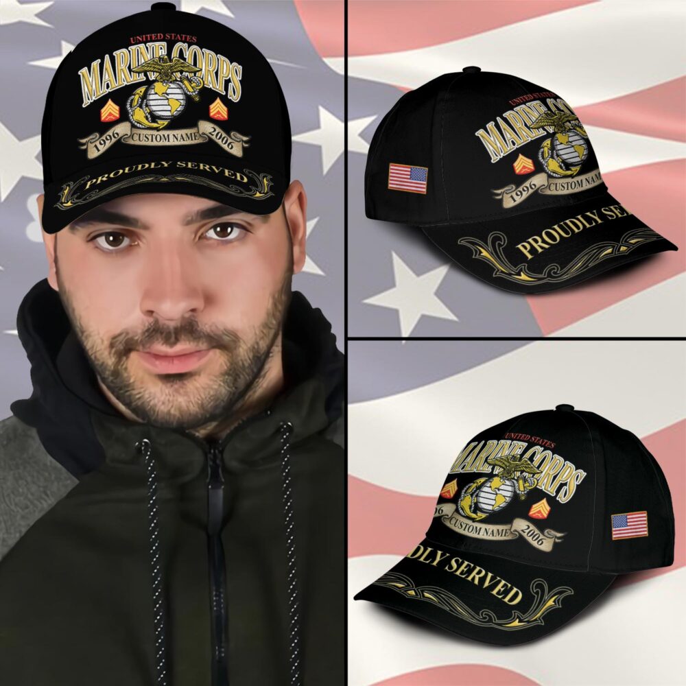 US Marine Corps, Honoring All Who Served - Classic Cap - Image 3