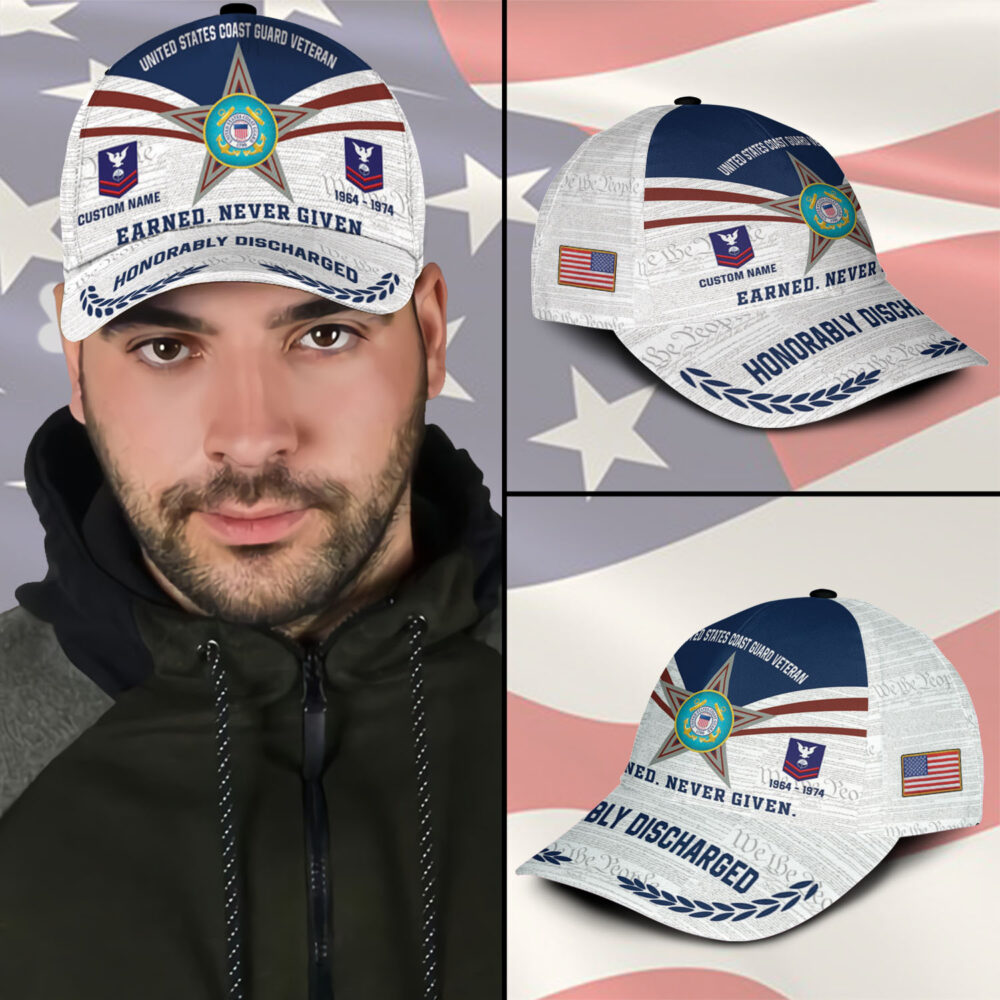 US Coast Guard, E 3 Red - Classic Cap - Image 3