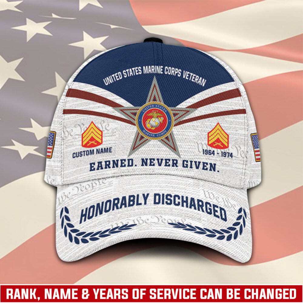 US Marine Corps, E 8 Marines Master Sergeant - Classic Cap