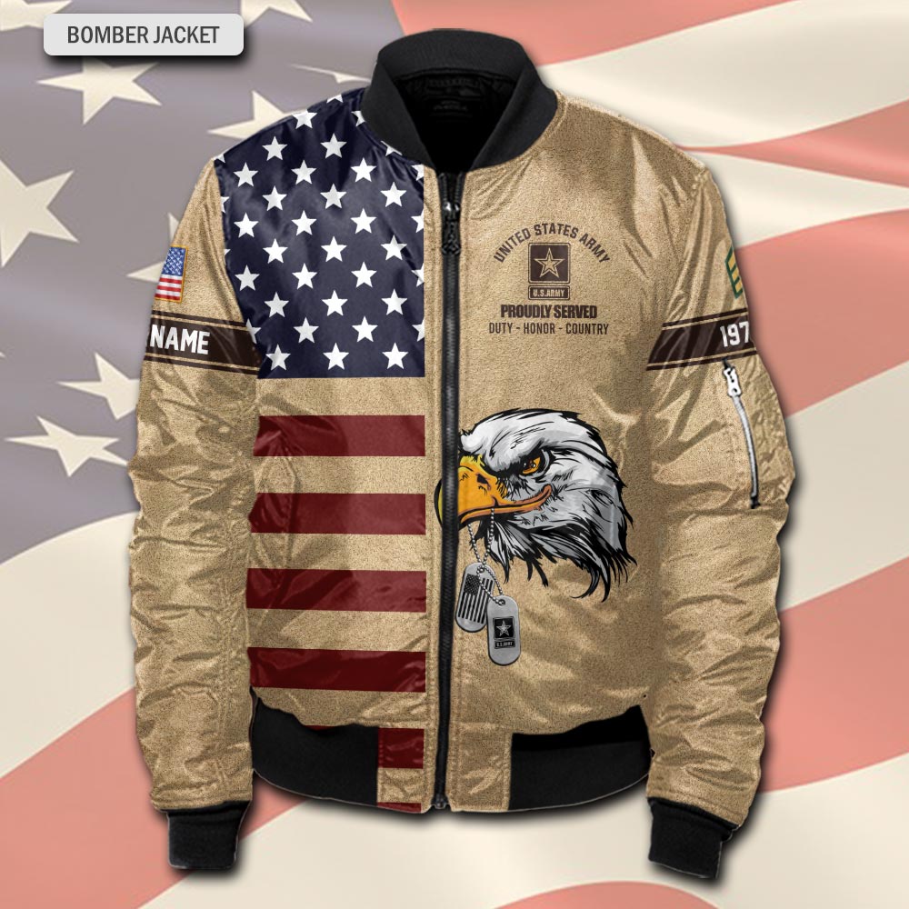 US Army, O 4 Army Major - Bomber Jacket - Image 2