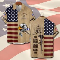 US Air Force , Aim High … Fly-Fight-Win - Short Sleeve Button Shirt