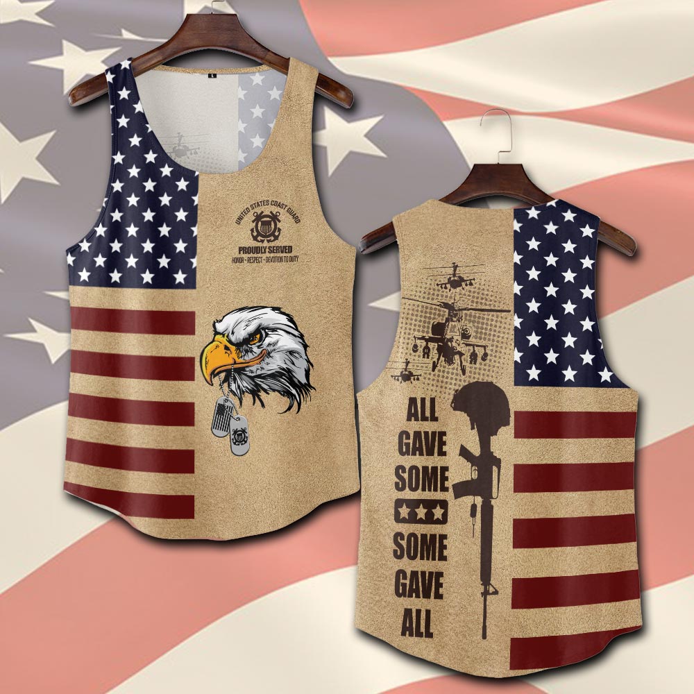 US Coast Guard, Remember - Honor - Respect - Tank-Top