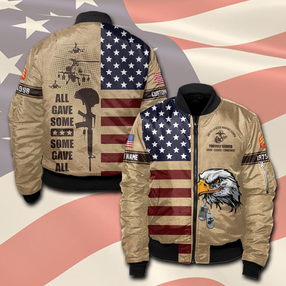 US Marine Corps, Freedom Over Fear - Bomber Jacket
