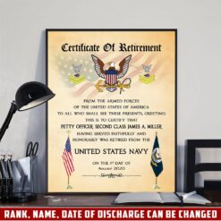 US Navy, Always Courageous - Poster With Frame 10x8in (Recommended)