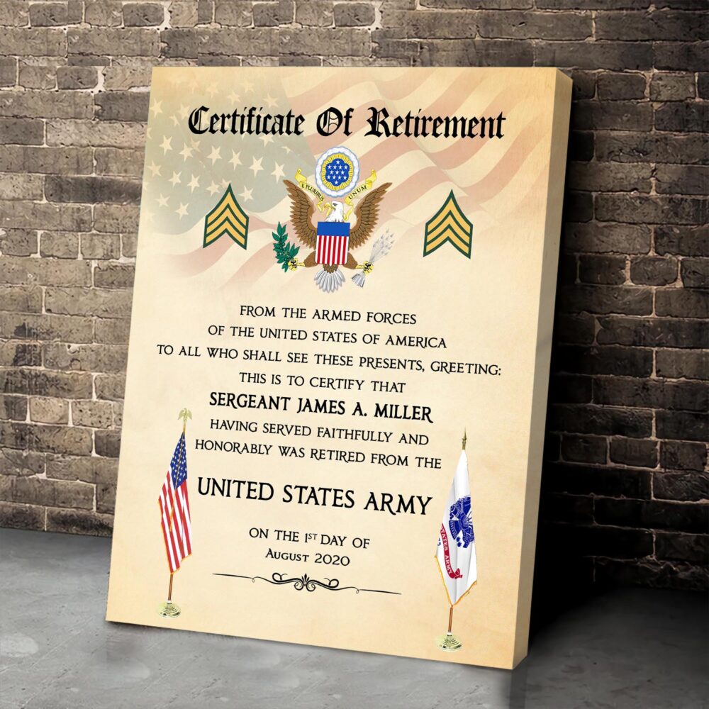 US Army, All Gave Some, Some Gave All - Canvas (With Frame) 10x8in - Image 2