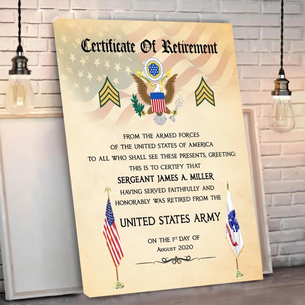 US Army, All Gave Some, Some Gave All - Canvas (With Frame) 10x8in - Image 3
