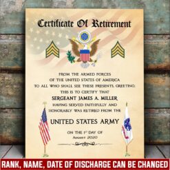 US Army, All Gave Some, Some Gave All - Canvas (With Frame) 10x8in