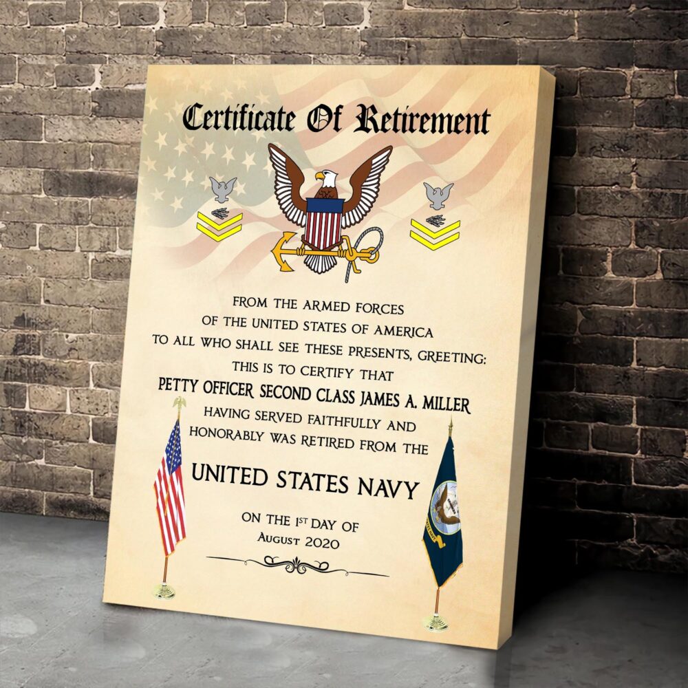 US Navy, No One Fights Alone - Canvas (With Frame) 10x8in - Image 2