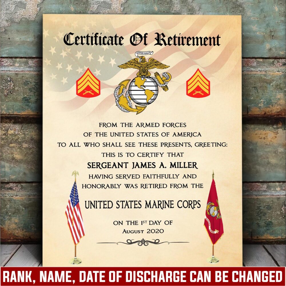 US Marine Corps, Defender of Freedom - Canvas (With Frame) 20x16in