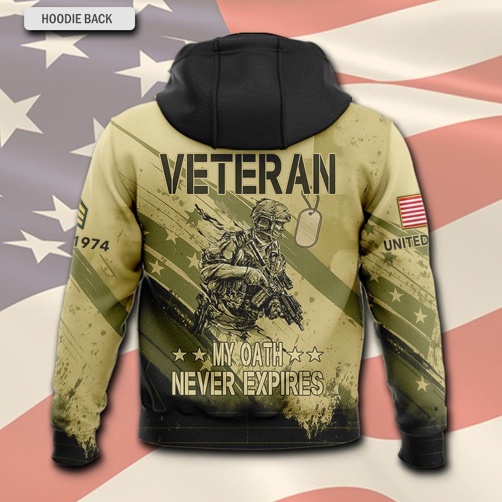 US Army, E 9 Army Sergeant Major - Hoodie - Image 3