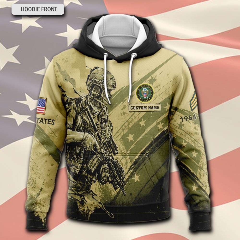US Army, E 9 Army Sergeant Major - Hoodie - Image 2