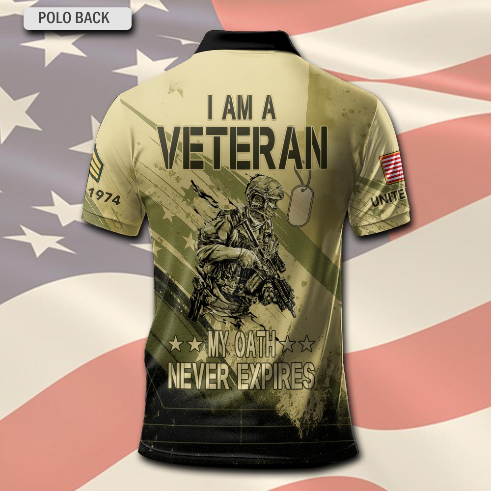 US Army, All Gave Some, Some Gave All - Polo Shirt - Image 3