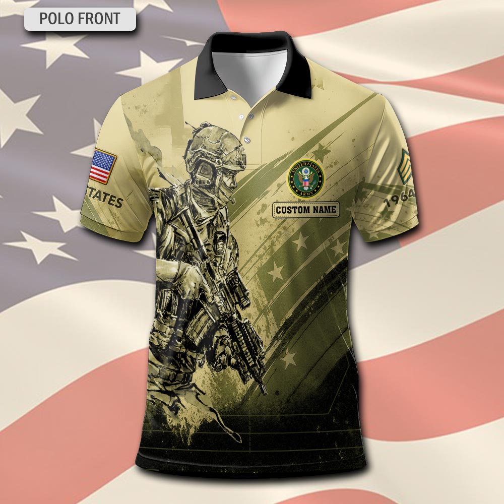 US Army, All Gave Some, Some Gave All - Polo Shirt - Image 2