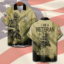 US Navy, Thank a Veteran - Short Sleeve Button Shirt