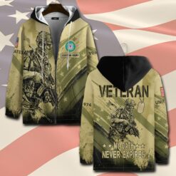 US Coast Guard, No One Fights Alone - Zip Hoodie