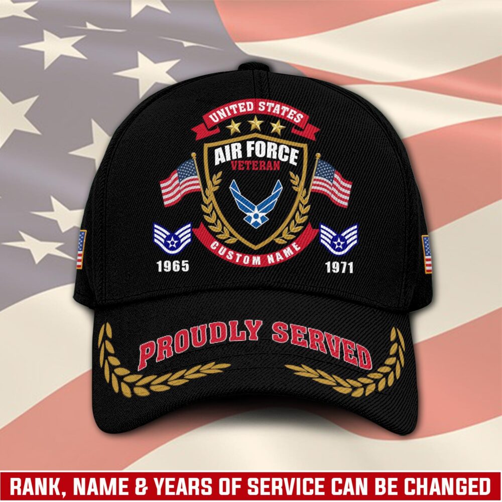 US Air Force, E 3 Air Force Airman First Class - Classic Cap
