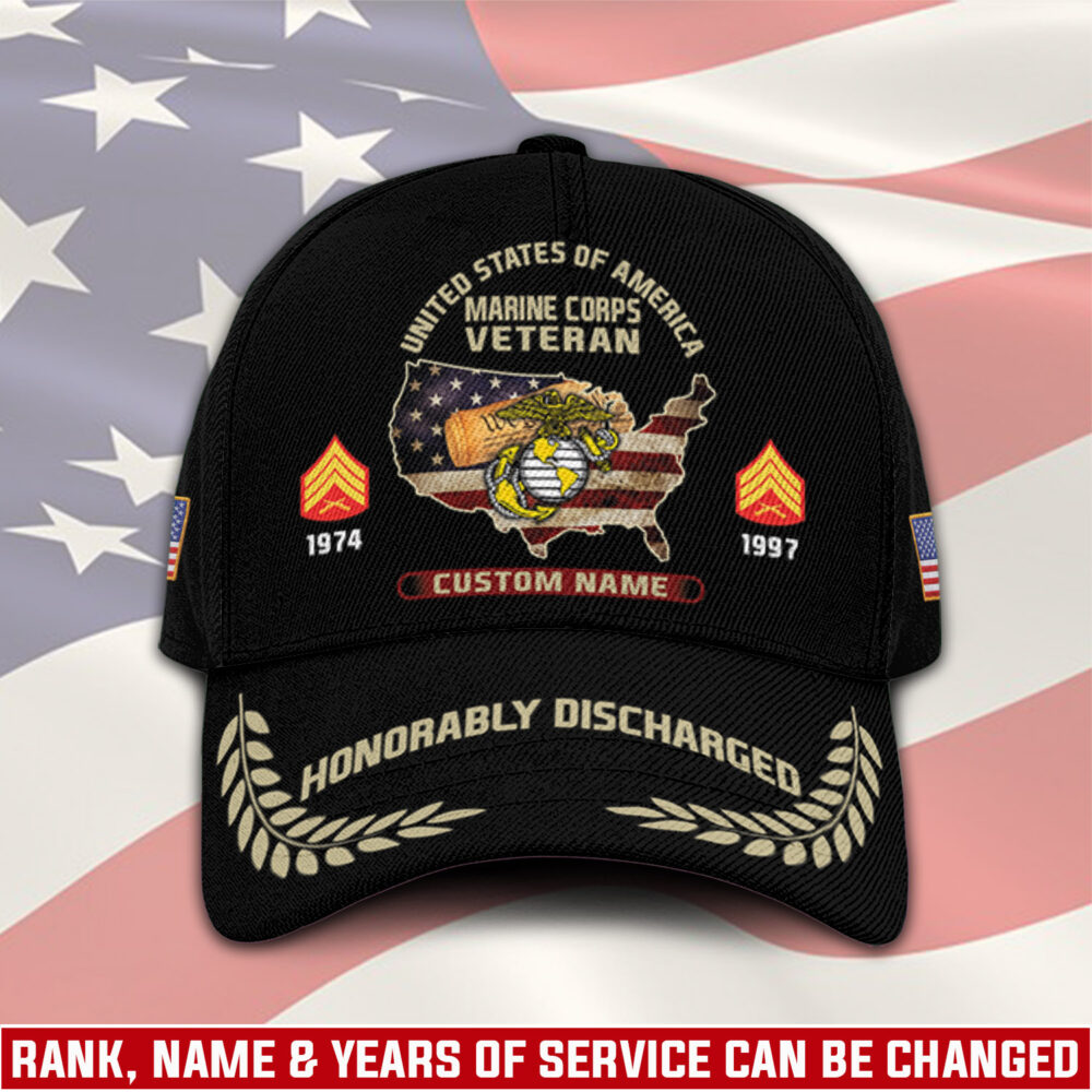 US Marine Corps, E 8 Marines Master Sergeant - Classic Cap