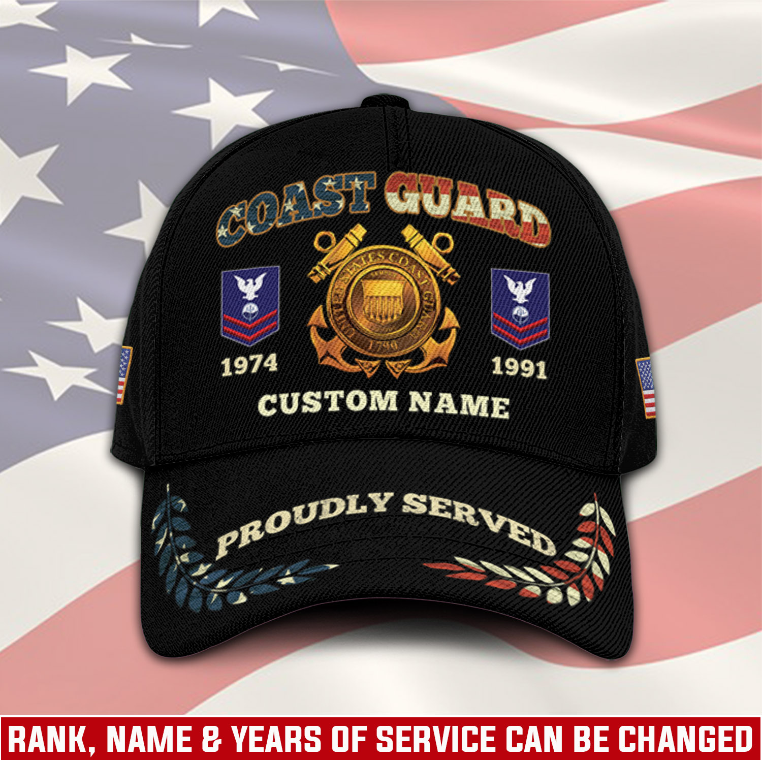 US Coast Guard, Freedom Isn't Free - Classic Cap