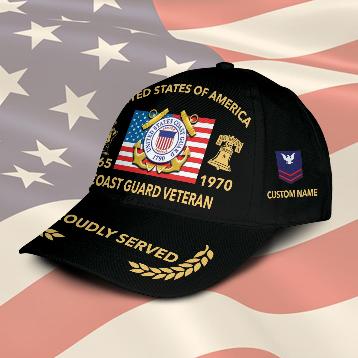 US Coast Guard, I Walked The Walk - Classic Cap - Image 2