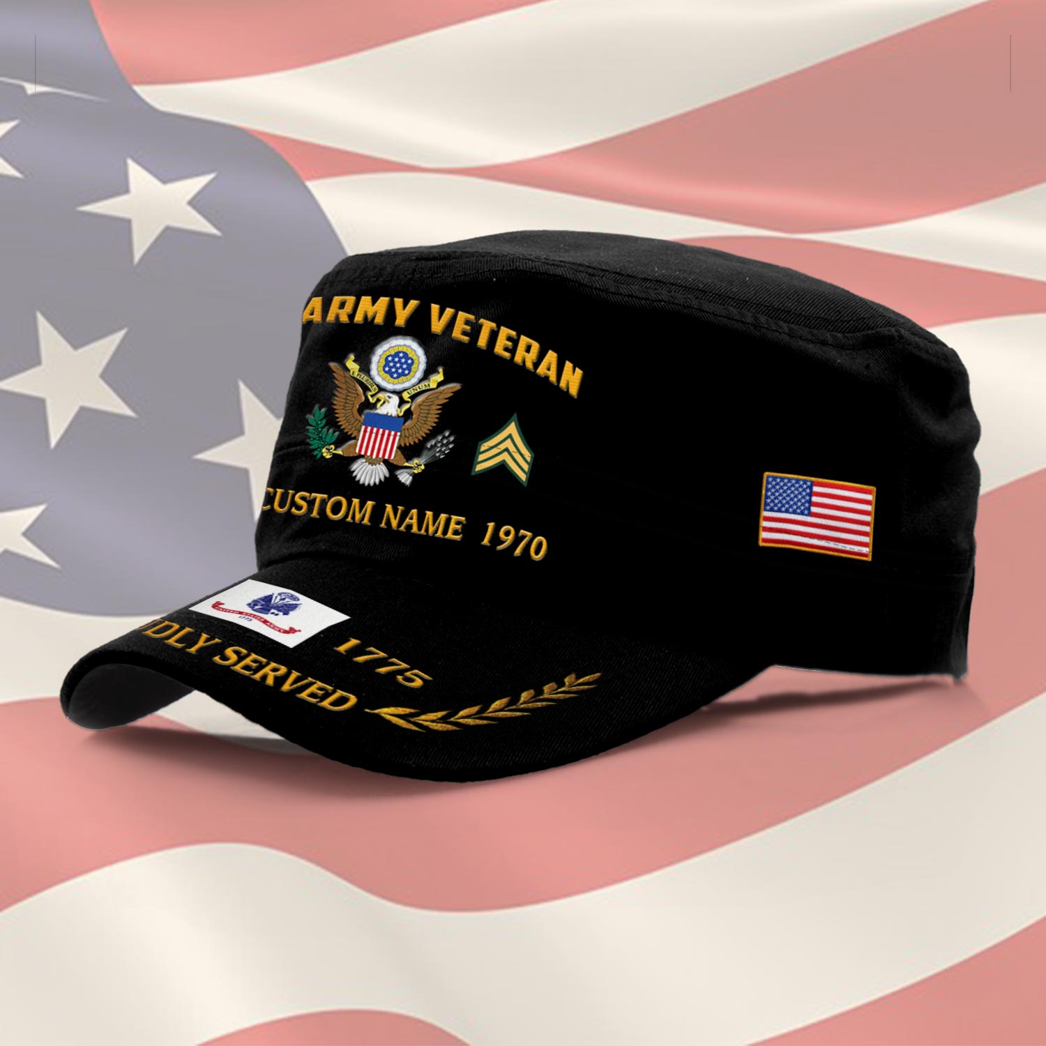 US Army, Served With Pride - Military Cap - Image 2