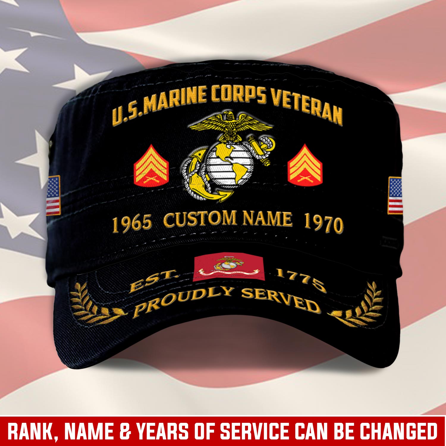 US Marine Corps, Freedom Isn't Free - Military Cap