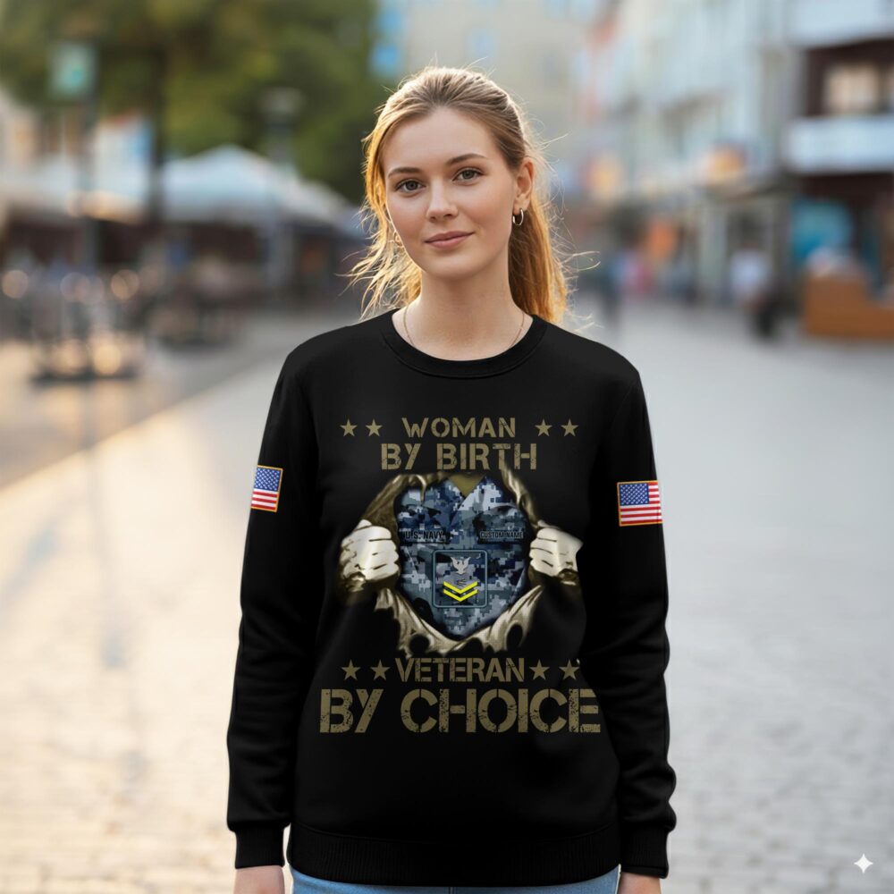 US Navy, Life And Pride - Women Sweatshirt - Image 2