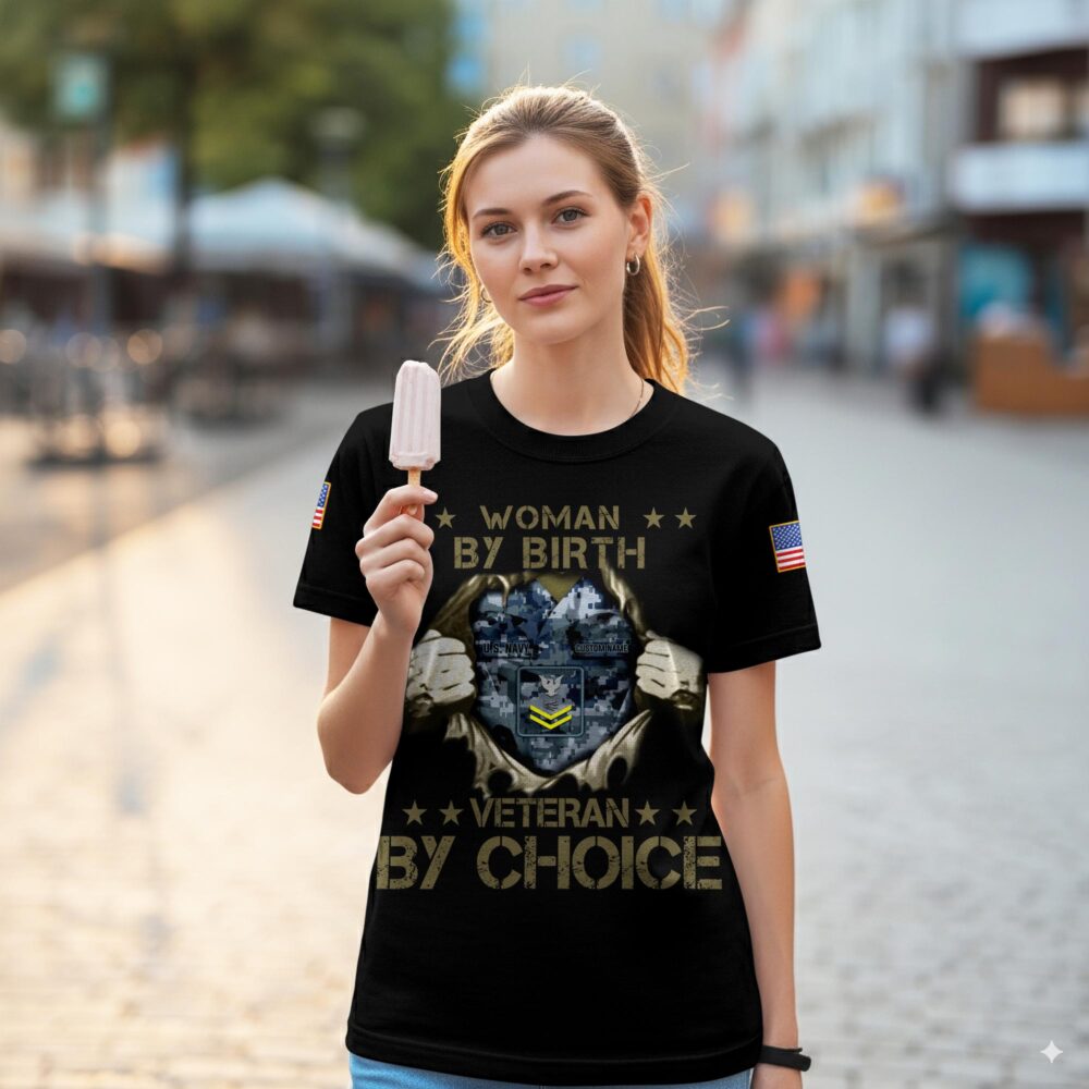 US Navy, By Sea, Air and Land - Women T-Shirt - Image 2