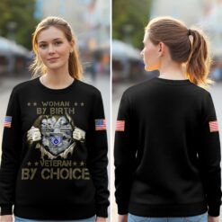 US Air Force , American By Birth, Veteran By Choice - Women Sweatshirt