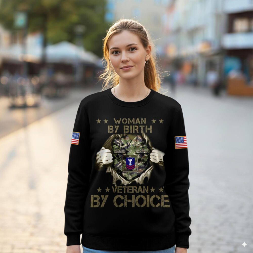US Coast Guard, Served With Pride - Women Sweatshirt - Image 2